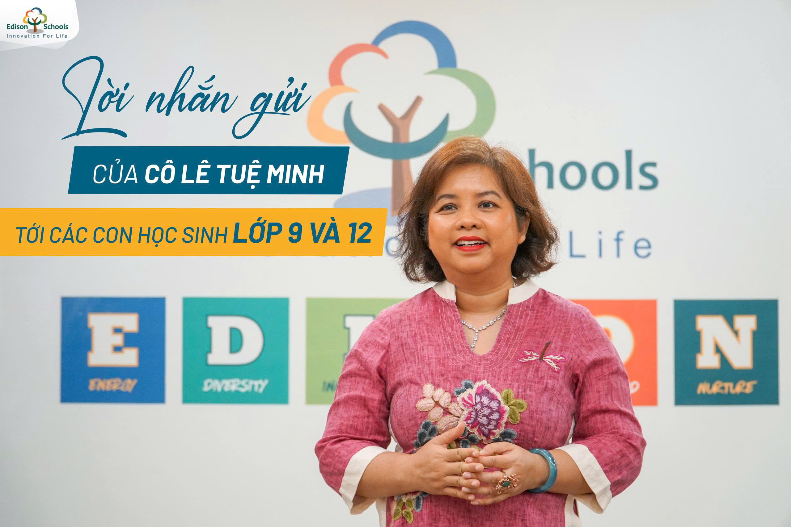 Lời nhắn gửi đặc biệt từ cô Lê Tuệ Minh tại lễ Tốt nghiệp trường Trung học Edison 2024–2025